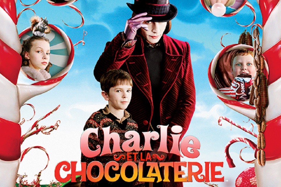 affiche du film charlie et la chocolaterie