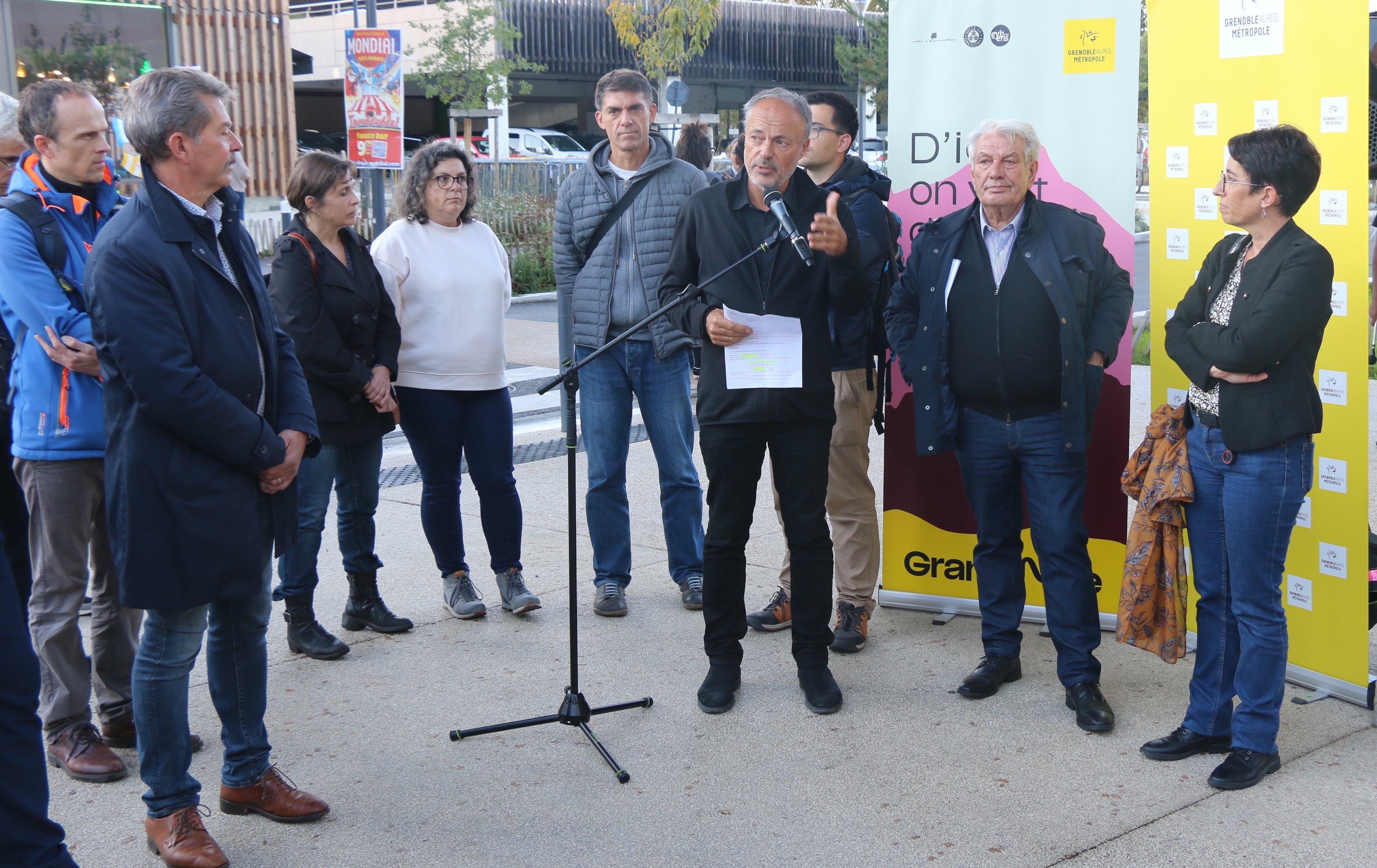 Discours des élu-es et des grands acteurs de la création de l'allée Elisa Deroche