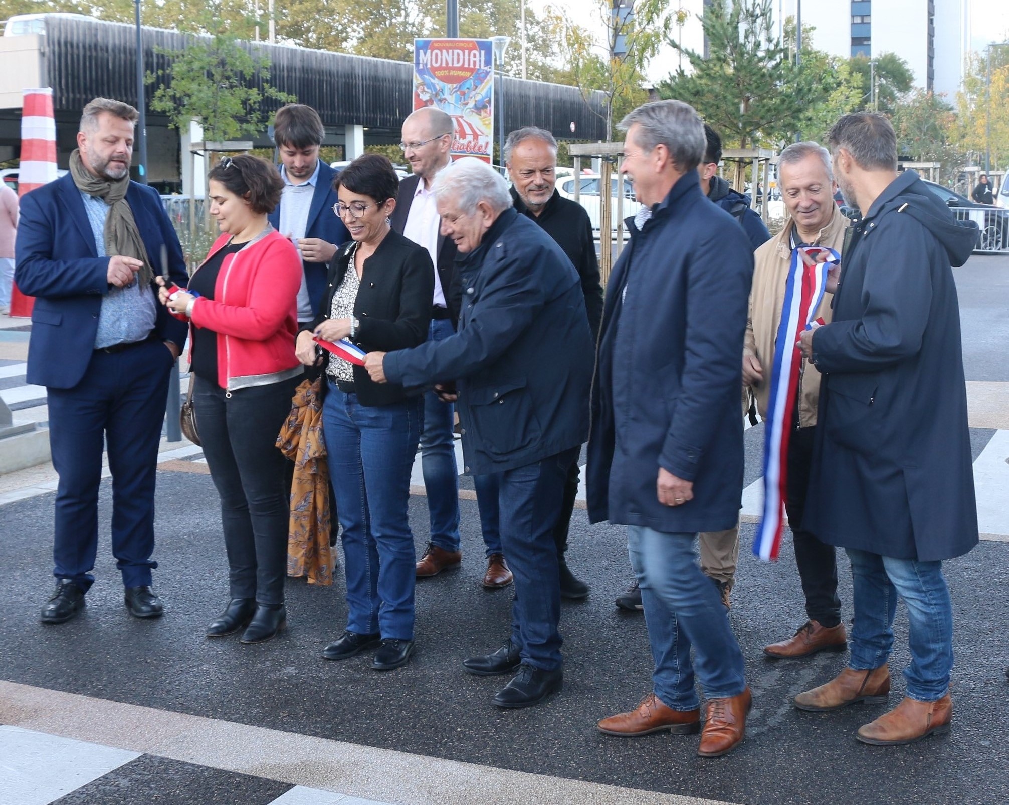 Inauguration de l'allée Elisa Deroche