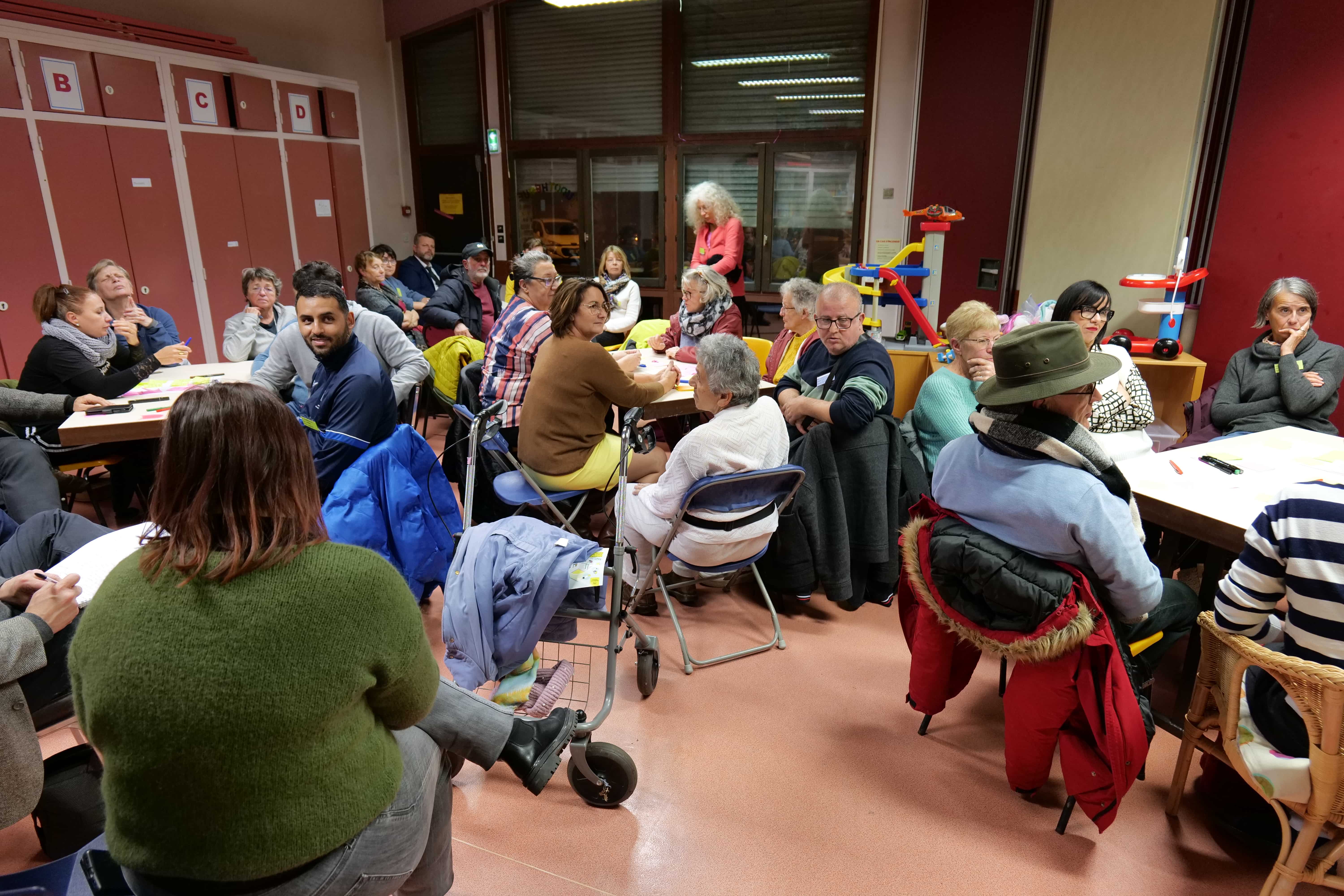 Chacun s'est exprimé concernant l'espace public.