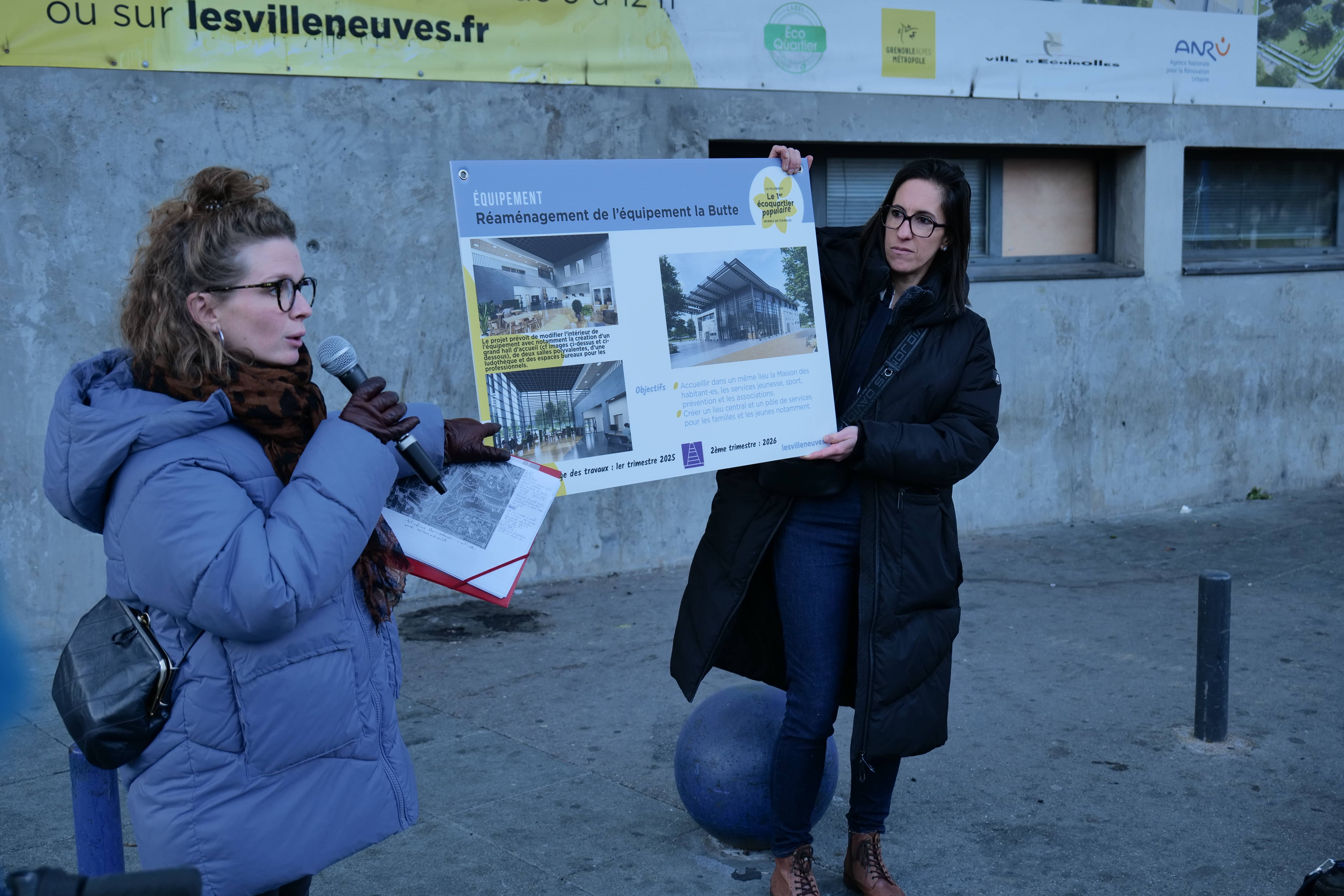 La visite débutait à La Butte.