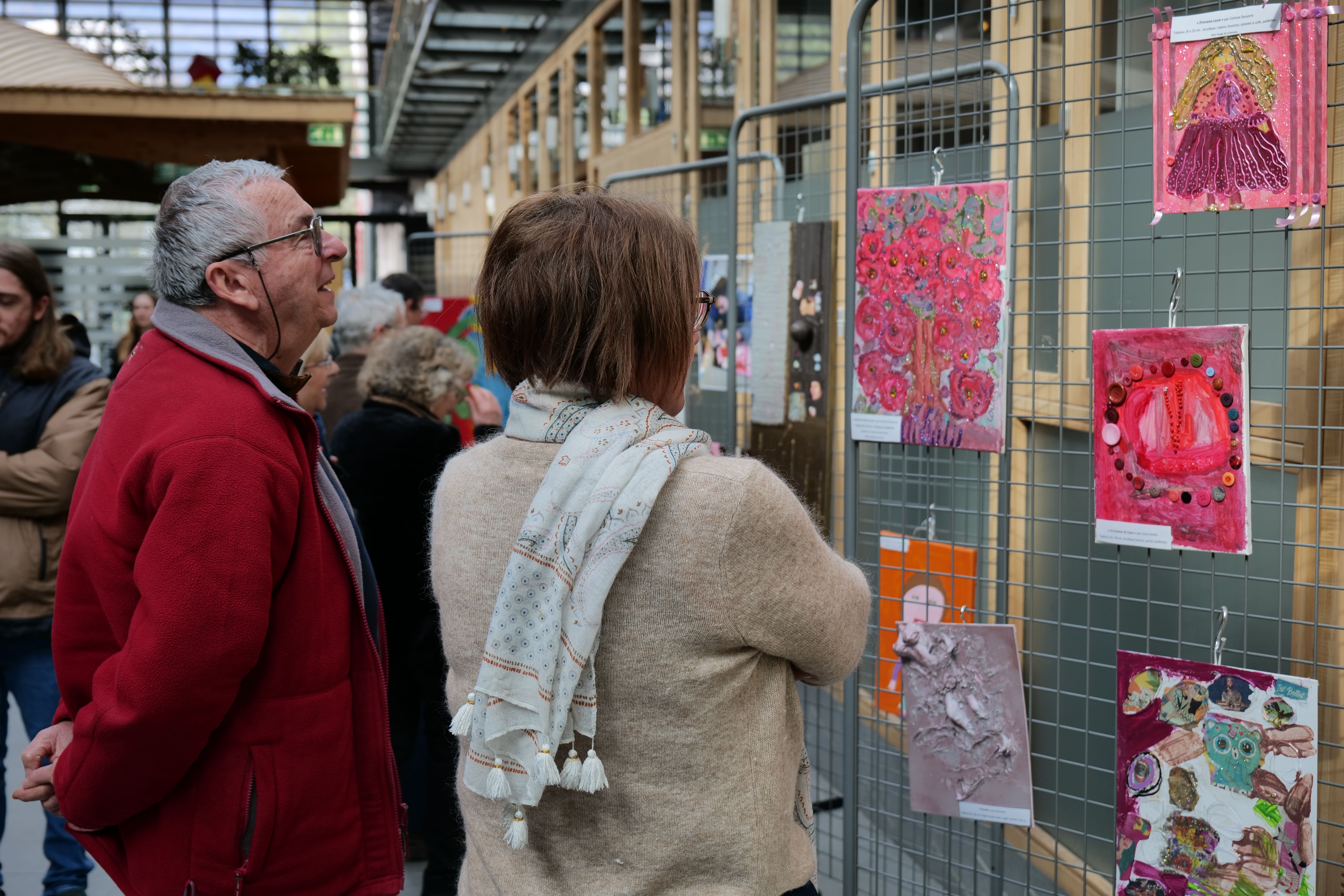 Une exposition réalisée par des personnes en situation de handicap était visible à la mairie.