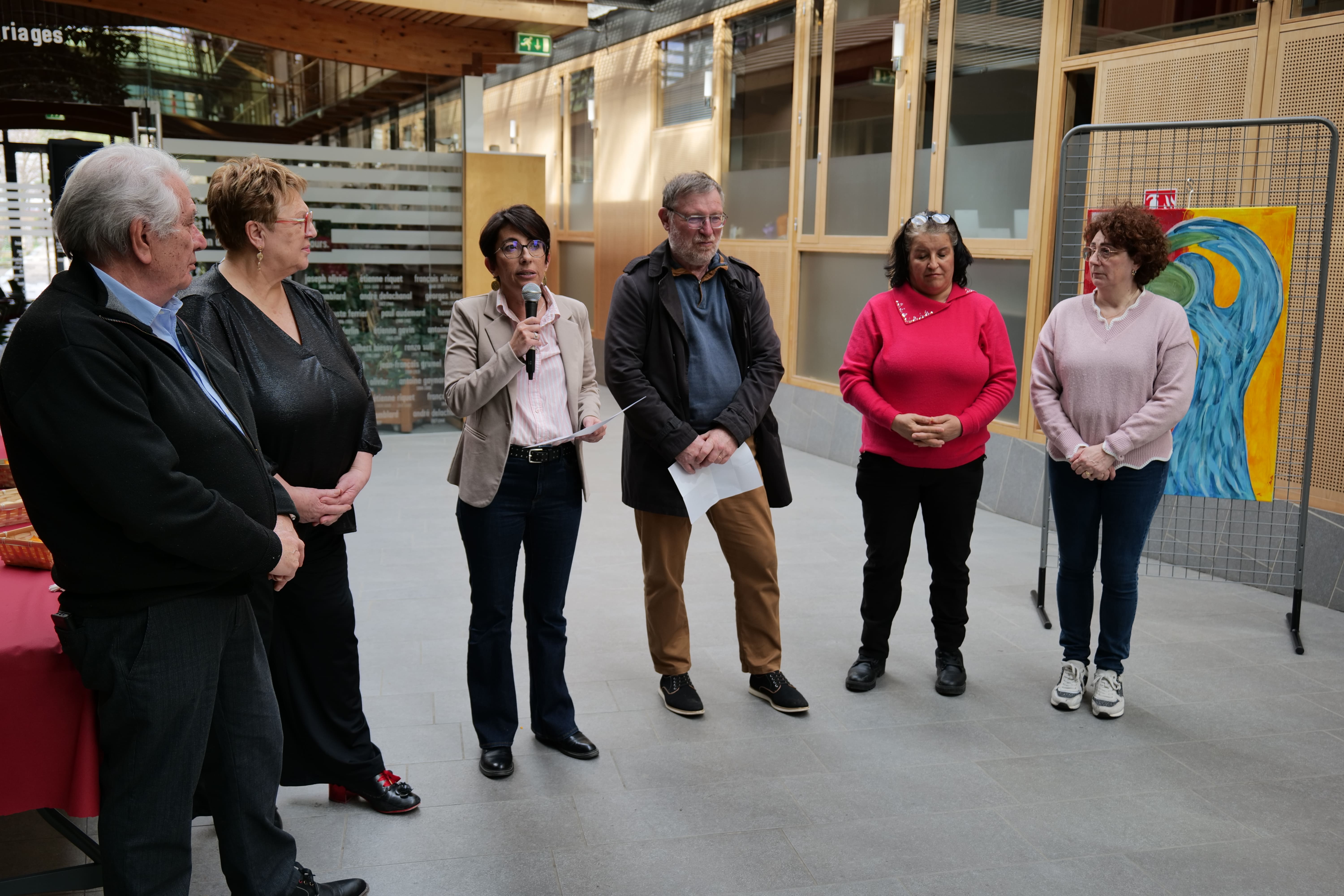 Une exposition réalisée par des personnes en situation de handicap était visible à la mairie.