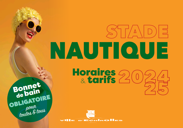 Image d'illustration des horaires du stade nautique avec une personne en maillot de bain et en bonnet