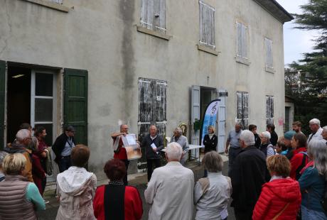 Plusieurs dizaines de curieux ont découvert l'histoire du manoir De Tournadre, qui a appartenu au commandant du même nom, début 19e.