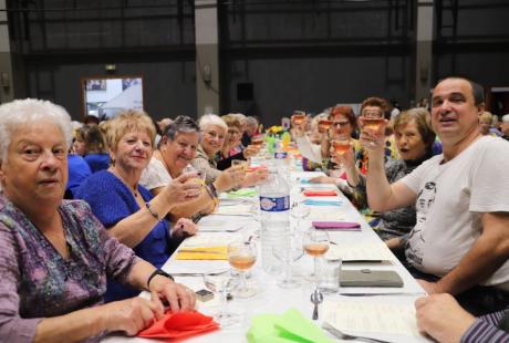 Le banquet en photos... et en sourires !