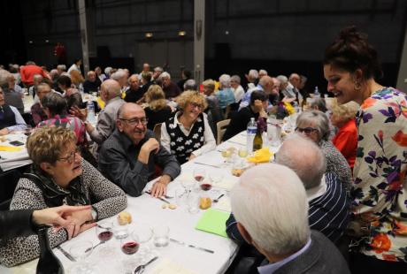 Le banquet en photos... et en sourires !