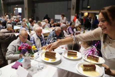 Le banquet en photos... et en sourires !