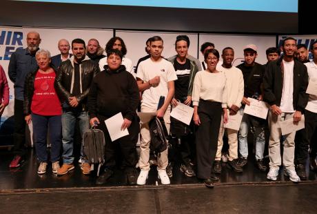 Les participants au challenge Grenoble Nice à vélo