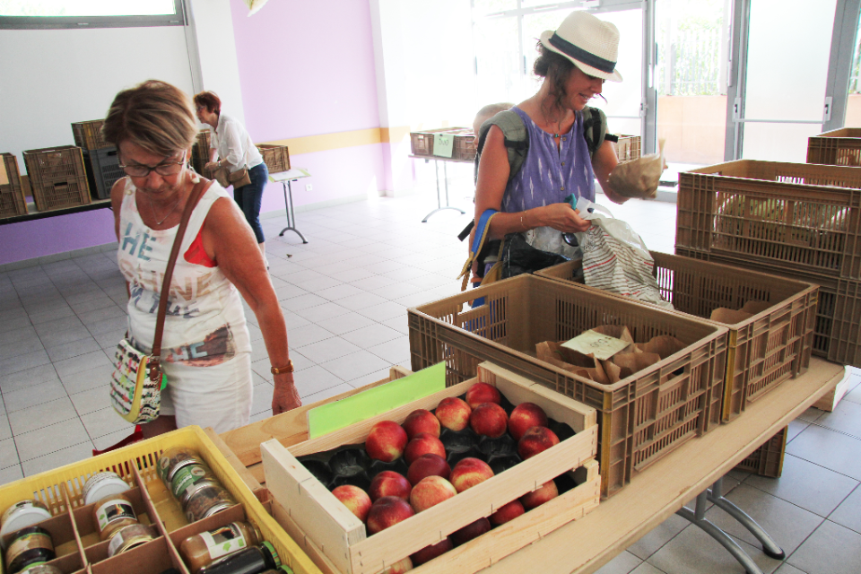 Distribution à l'Espace d'Estienne-d'Orves à Echirolles