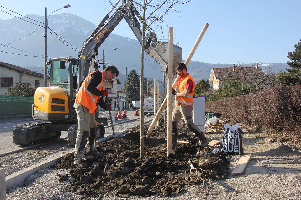 La rue Manouchian en travaux