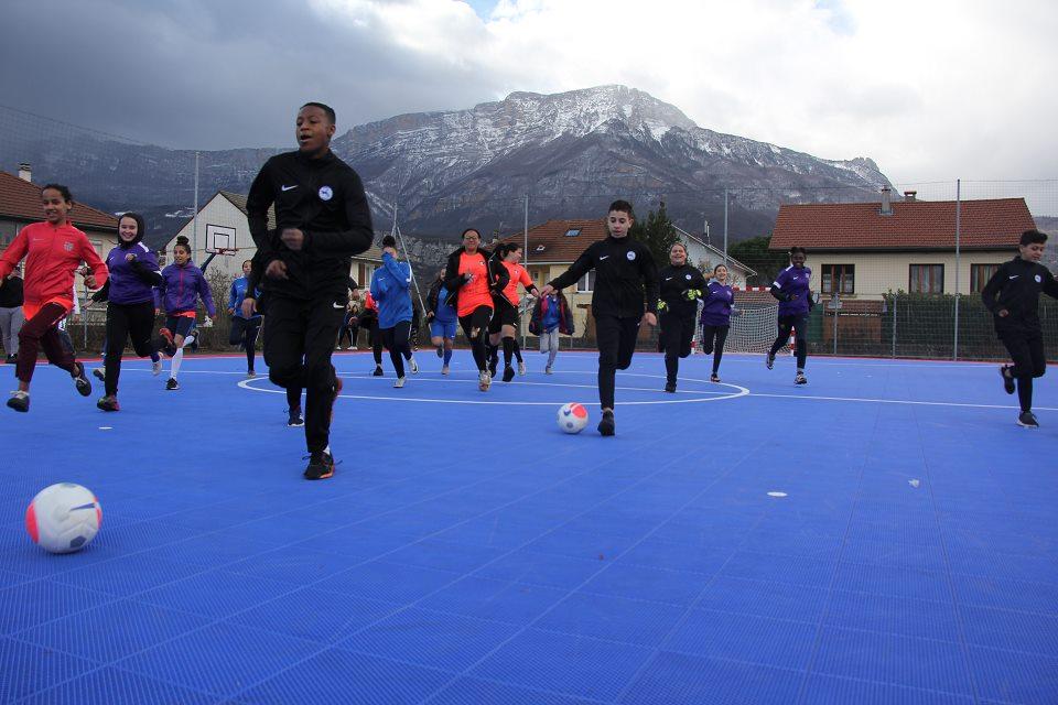 Inauguration terrain futsal Delaune