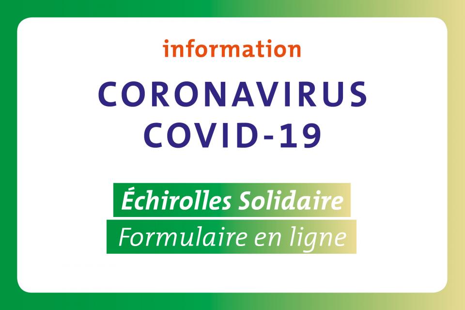 Echirolles solidaire - formulaire en ligne