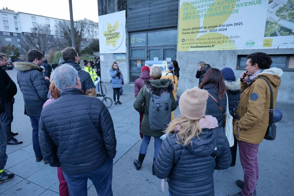 La déambulation a commencé par La Butte.