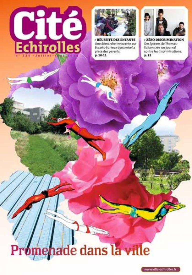 Couverture du Cité Echirolles, magazine municipal de la Ville, de Juillet-Août 2014
